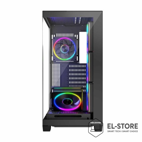 MODECOM MODECOM OBUDOWA VOLCANO STELLAR ARGB MIDI 5F BLACK