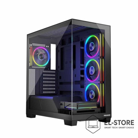 MODECOM MODECOM OBUDOWA VOLCANO STELLAR ARGB MIDI 5F BLACK