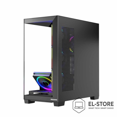 MODECOM MODECOM OBUDOWA VOLCANO STELLAR ARGB MIDI 5F BLACK