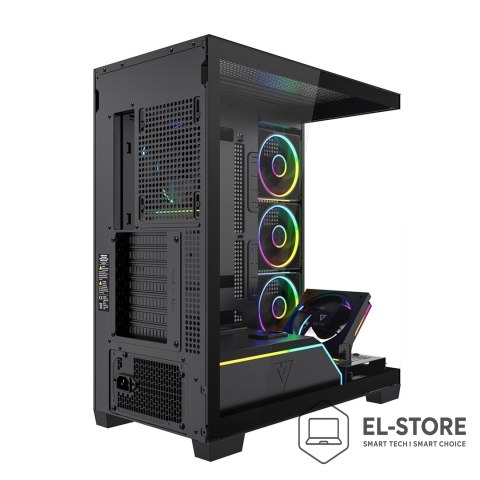 MODECOM MODECOM OBUDOWA VOLCANO STELLAR PLUS ARGB MIDI 5F BLACK