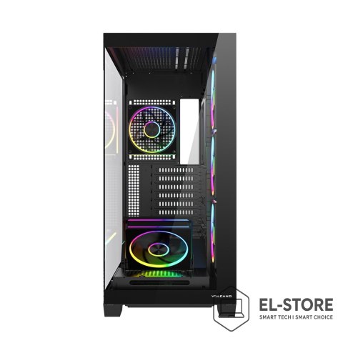 MODECOM MODECOM OBUDOWA VOLCANO STELLAR PLUS ARGB MIDI 5F BLACK