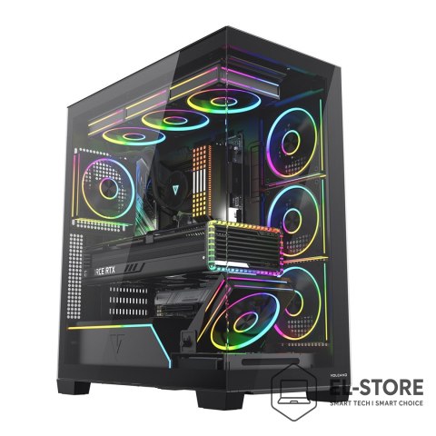 MODECOM MODECOM OBUDOWA VOLCANO STELLAR PLUS ARGB MIDI 5F BLACK
