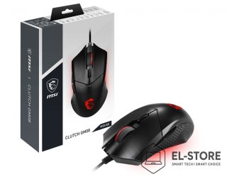 MSI MSI Clutch GM08 myszka Gaming Oburęczny USB Typu-A Optyczny 4200 DPI