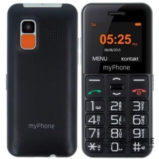 MYPHONE MyPhone Halo Easy 4,32 cm (1.7") 70 g Czarny, Szary Telefon dla początkujących