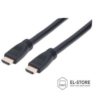 Manhattan Manhattan 353977 kabel HDMI 10 m HDMI Typu A (Standard) Czarny