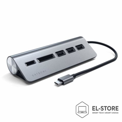 No name HUB USB Satechi 1x SD 1x Micro SD + 3x USB-A 3.0