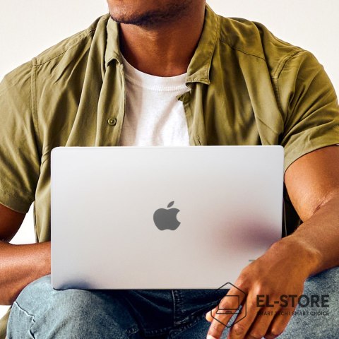 No name Obudowa ochronna do MacBook Air 13" M2 (2022) / M3 (2024) / M4 (2025) (clear)