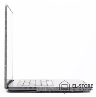 No name ZAGG Hardshell - obudowa ochronna do MacBook Air 13" M2 (2022) / M3 (2024) / M4 (2025) (smoke)