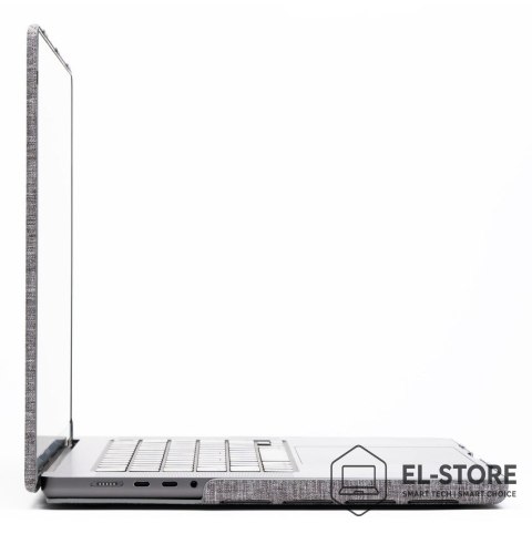 No name ZAGG Hardshell - obudowa ochronna do MacBook Air 13" M2 (2022) / M3 (2024) / M4 (2025) (smoke)
