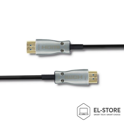 Qoltec Qoltec 50474 kabel HDMI 30 m HDMI Typu A (Standard) Czarny, Srebrny