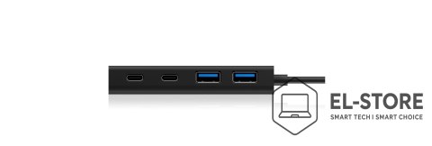 RAIDSONIC ICY BOX IB-HUB1426-CPD USB 3.2 Gen 1 (3.1 Gen 1) Type-C 5000 Mbit/s Czarny
