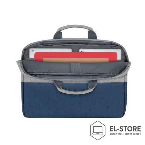RivaCase Rivacase 7532 39,6 cm (15.6") Aktówka Niebieski, Szary