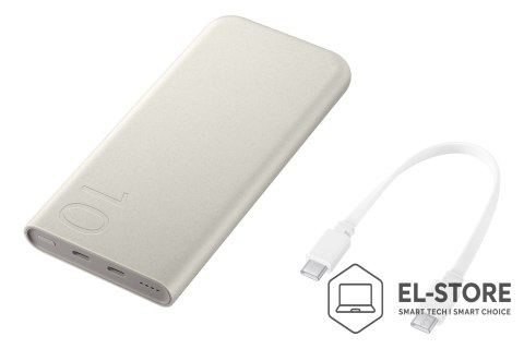 Samsung Samsung EB-P3400XUE Litowo-jonowa (Li-Ion) 10000 mAh Beżowy