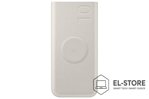 Samsung Samsung EB-U2510XUEGEU bank mocy 10000 mAh Bezprzewodowe ładowanie Beżowy