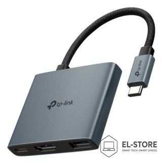 TP-LINK TP-Link UH3020C huby i koncentratory USB Type-C 5000 Mbit/s Szary