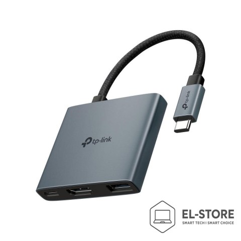 TP-LINK TP-Link UH3020C huby i koncentratory USB Type-C 5000 Mbit/s Szary