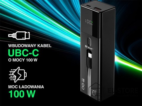 Tracer Tracer Quant Litowo-jonowa (Li-Ion) 10000 mAh Czarny