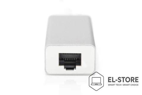 DIGITUS Digitus Hub USB 3.0 Type-C™ z Gigabit Ethernet