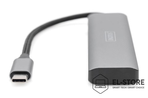 DIGITUS USB-C 4 PORT HUB/4X USB-C