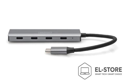 DIGITUS USB-C 4 PORT HUB/4X USB-C
