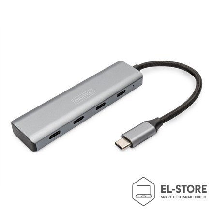 DIGITUS USB-C 4 PORT HUB/4X USB-C