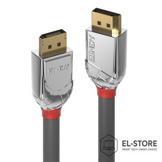 LINDY Lindy 36303 kabel DisplayPort 3 m Chrom, Szary