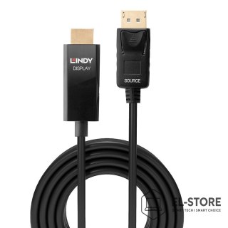 LINDY Lindy 40926 adapter kablowy 2 m DisplayPort HDMI Typu A (Standard) Czarny