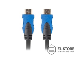 Lanberg Kabel Lanberg CA-HDMI-20CU-0018-BK (HDMI M - HDMI M; 1,8m; kolor czarny)