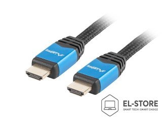 Lanberg Kabel Lanberg Premium CA-HDMI-20CU-0010-BL (HDMI M - HDMI M; 1m; kolor czarny)