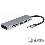 LogiLink Logilink USB-C HUB, HDMI, PD, Kartenleser, USB 3.2 GEN 1x1