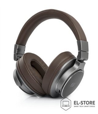 Muse Muse M-278 BT Zestaw słuchawkowy Bezprzewodowy Opaska na głowę Micro-USB Bluetooth Brązowy, Srebrny