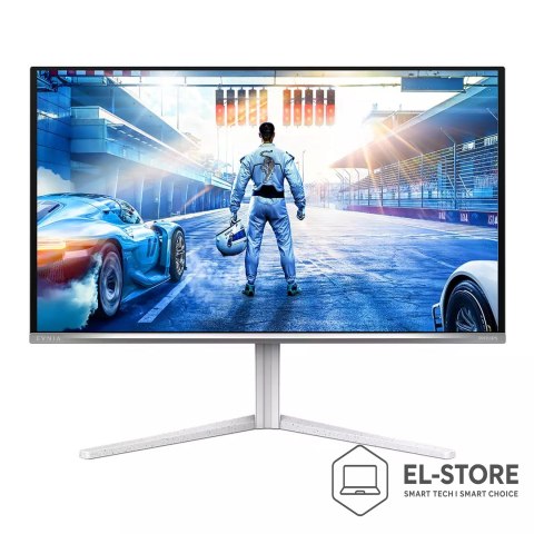 Philips Philips Evnia 6000 27M2N6501L/00 monitor komputerowy 67,3 cm (26.5") 2560 x 1440 px Quad HD QD-OLED Biały