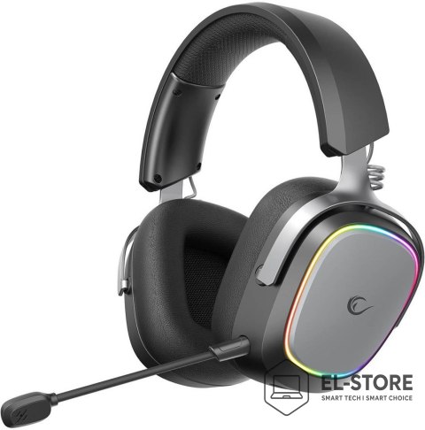 RAMPAGE Słuchawki Rampage RETSU Słuchawki bezprzewodowe nauszne BT 2.4G RGB czarne