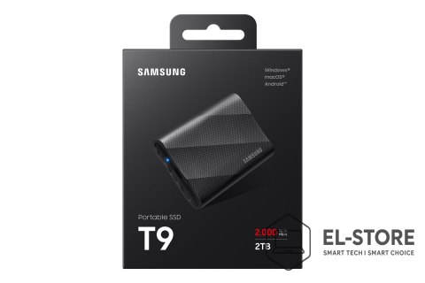 Samsung Dysk SSD Samsung T9 2TB MU-PG2T0B/EU