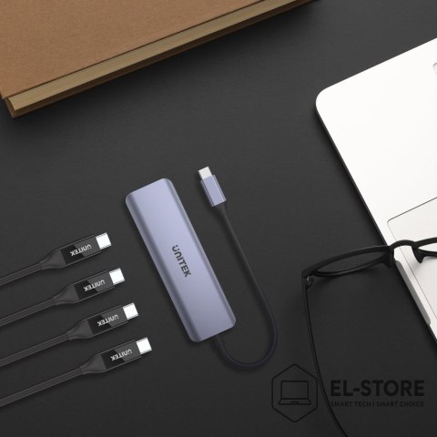 UNITEK UNITEK HUB USB-C 3.1, 4X USB-C, 5 GBPS, H1107K
