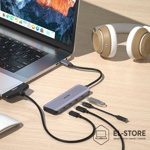 UNITEK UNITEK HUB USB-C 3.1, 4X USB-C, 5 GBPS, H1107K