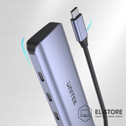 UNITEK UNITEK HUB USB-C 3.1, 4X USB-C, 5 GBPS, H1107K