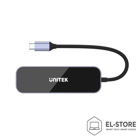 UNITEK UNITEK HUB USB-C 3.1, RJ-45,3XUSB-A,HDMI,4K,PD100W