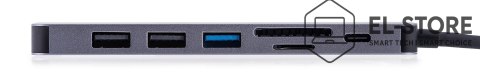 UNITEK UNITEK HUB USB-C H1118A; USB-A x3, USB-C, HDMI, SD, microSD