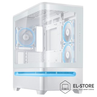 ASUS ASUS PRIME AP202 ARGB Mini Tower Biały