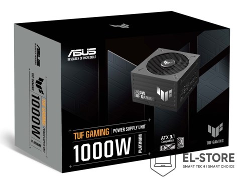 ASUS ASUS TUF-GAMING-1000P moduł zasilaczy 1000 W 20+4 pin ATX ATX Czarny