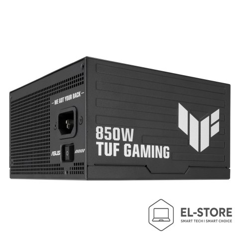 ASUS ASUS TUF Gaming 850W Platinum moduł zasilaczy 20+4 pin ATX ATX Czarny