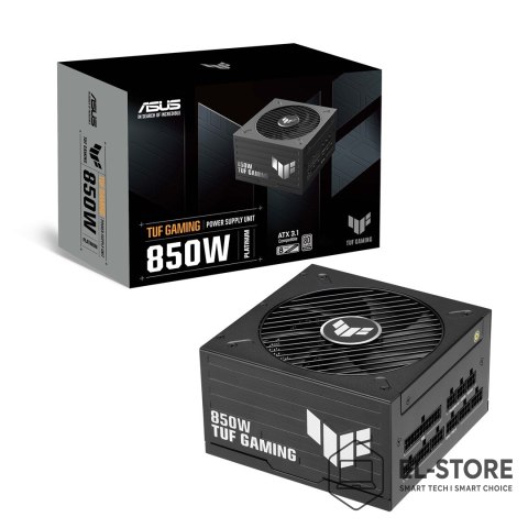 ASUS ASUS TUF Gaming 850W Platinum moduł zasilaczy 20+4 pin ATX ATX Czarny