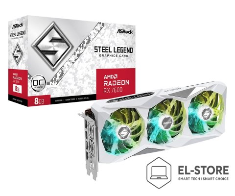 Asrock Karta graficzna Asrock AMD Radeon RX 7600 16 GB GDDR6
