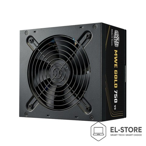 Cooler Master Cooler Master MWE Gold 750 V3 ATX 3.1 Zasilacz 750 W 24-pin ATX Czarny
