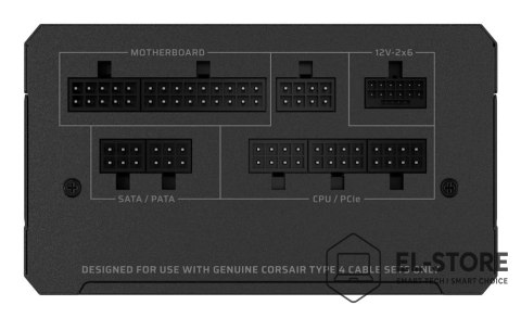 Corsair Corsair RMe Series RM1000e moduł zasilaczy 1000 W 24-pin ATX ATX Czarny