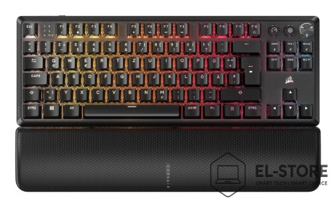 Corsair Klawiatura CORSAIR Tas K70 Core TKL Bezprzewodowa dioda LED RGB