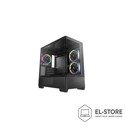 DEEPCOOL DeepCool CG380U 3F Tower Czarny