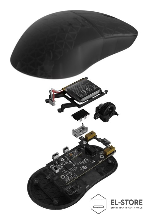 Endgame Gear Mysz gamingowa bezprzewodowa Endgame Gear XM2w GAMO-1302 4k v2 4000Hz Dark Frost