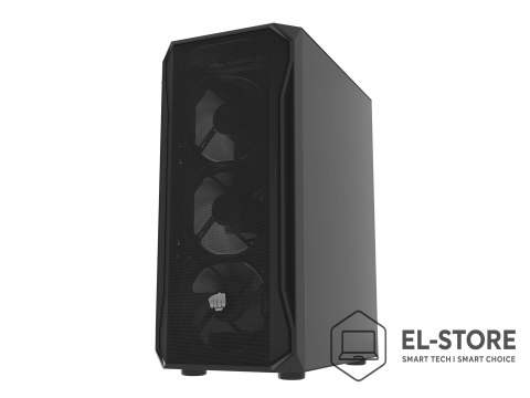 FURY OBUDOWA FURY SHOBO SH4F MIDI TOWER Z OKNEM CZARNA